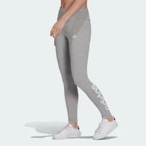 Adidas Loungewear Essentials High-Waisted Logo Women Lifestyle Tight Grey/White