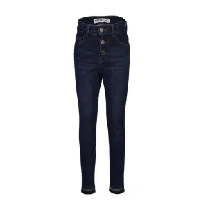 BLUE GIRLS SLIM FIT DENIM TROUSER