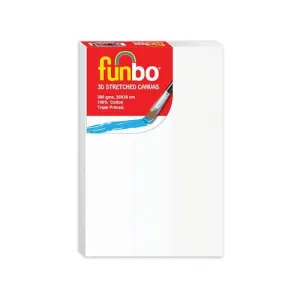 Funbo 380gm Stretched Canvas 24x30cm