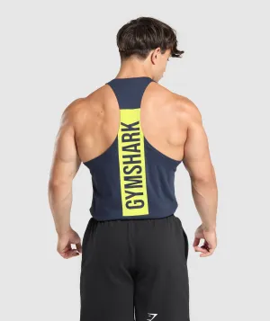 Gymshark Bold Stringer - Heavy Blue