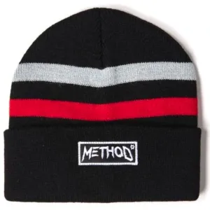 Lines Beanie Black